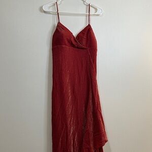 Chic Burgundy High Low Dress by De Laru 13/14